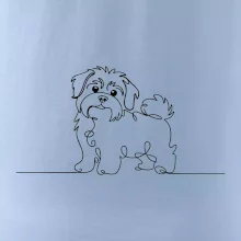 Havanský psík linka jedním tahem