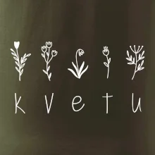Kvetu - Nápis s květinami