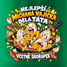 Nejlepší míchaná vajíčka dělá táta Včetně skořápek