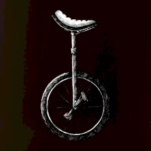 jednokolka kreslená