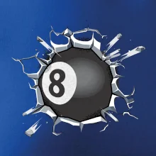 Kulečníková koule v triku