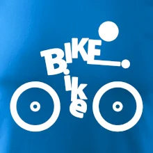 Bike nápis postava