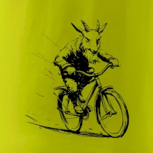 Drsný kozel na kole