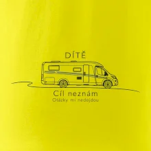 Dítě cíl neznám otázky mi nedojdou obytný automobil