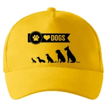 I love dogs - tlapka