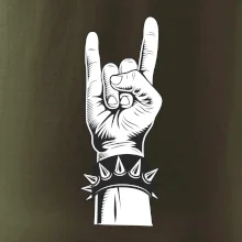 Rock ruka s náramkem
