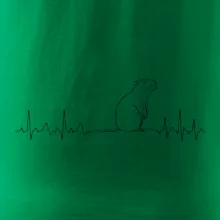 EKG křivka kapybara