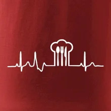 EKG kuchař čepice a příbory