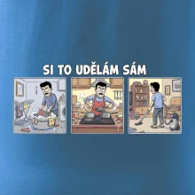 Si to udělám sám - muž s knírkem