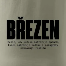 Březen kofein místo spánku
