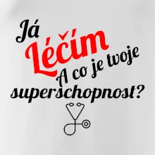 Já léčím - tvoje superschopnost? Šikmý nápis Já léčím - tvoje superschopnost? Šikmý nápis