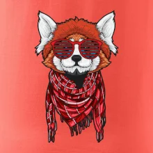 Červená panda hipster