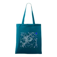 Kopřivnice - Mapa s vodními toky