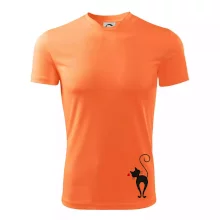 Zamilovaná kočka zezadu