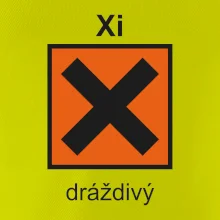 Xi Dráždivý - Výstražná tabulka na tričku