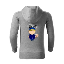 Jsem ďábel doručovatel modro žlutý