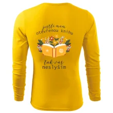 Jestli mám otevřenou knihu, tak vás neslyším