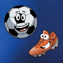 Parové triko - Kopačka a míč