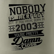Nobody is perfect - 2003