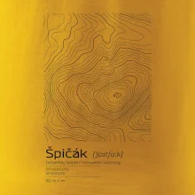 Špičák - vrstevnice v obdélníku