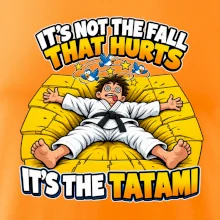 Pád bolí tatami judo