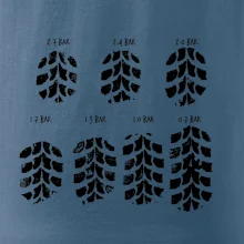 Pneumatiky - obtisk v závislosti na tlaku