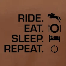 Ride Eat Sleep Repeat koně
