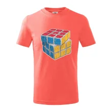 Rubikova kostka kreslená