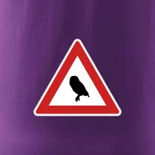 Dopravní značka - Pozor sova