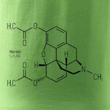 Molekulární struktura Heroin