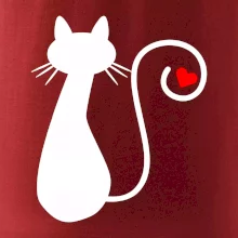 Zamilovaná kočka ocásek