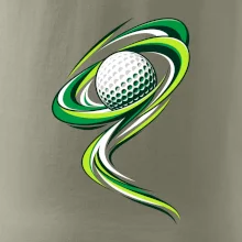 Golfový míček zelená dynamika