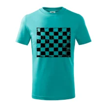 Šachovnice černá kreslená