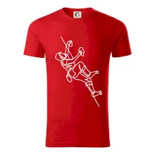 Lezecká stěna jedním tahem