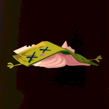 Kreslená kniha unavená