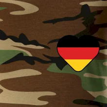 Germany love malé - Německá vlajka Germany love malé - Německá vlajka