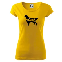 Zlatý retrívr máma obrys