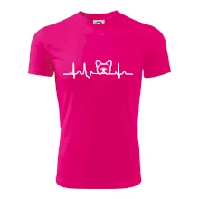 EKG Francouzský buldoček hlava