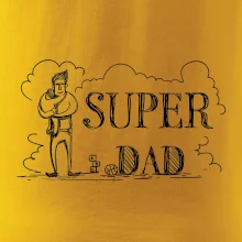 Kreslený nápis super dad