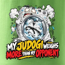 My judogi weighs more than my opponent
