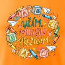 Učím miluju přežívám školní abeceda
