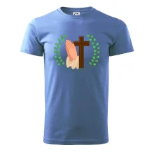 Věnec - kříž a modlení