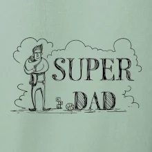 Kreslený nápis super dad