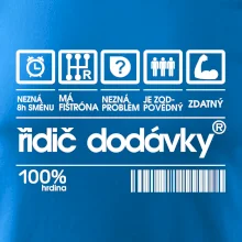 Čárový kód - řidič dodávky
