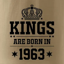 Kings are born in 1963