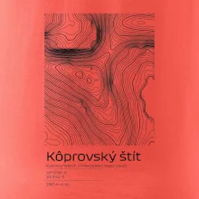 Kôprovský štít - vrstevnice v obdélníku