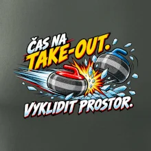 Explozivní střet curlingových kamenů