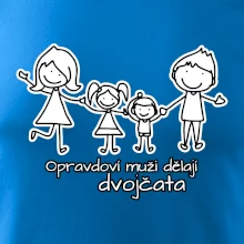Opravdoví muži dělají dvojčata - holka kluk