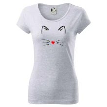 Kočka - srdce místo nosu