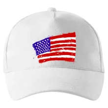 Americká vlajka ohnutá